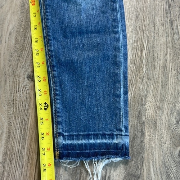 Joe’s Jeans, The Charlie, High Rise Skinny Ankle Jeans, Distressed Hem, size 27 - Picture 8 of 11